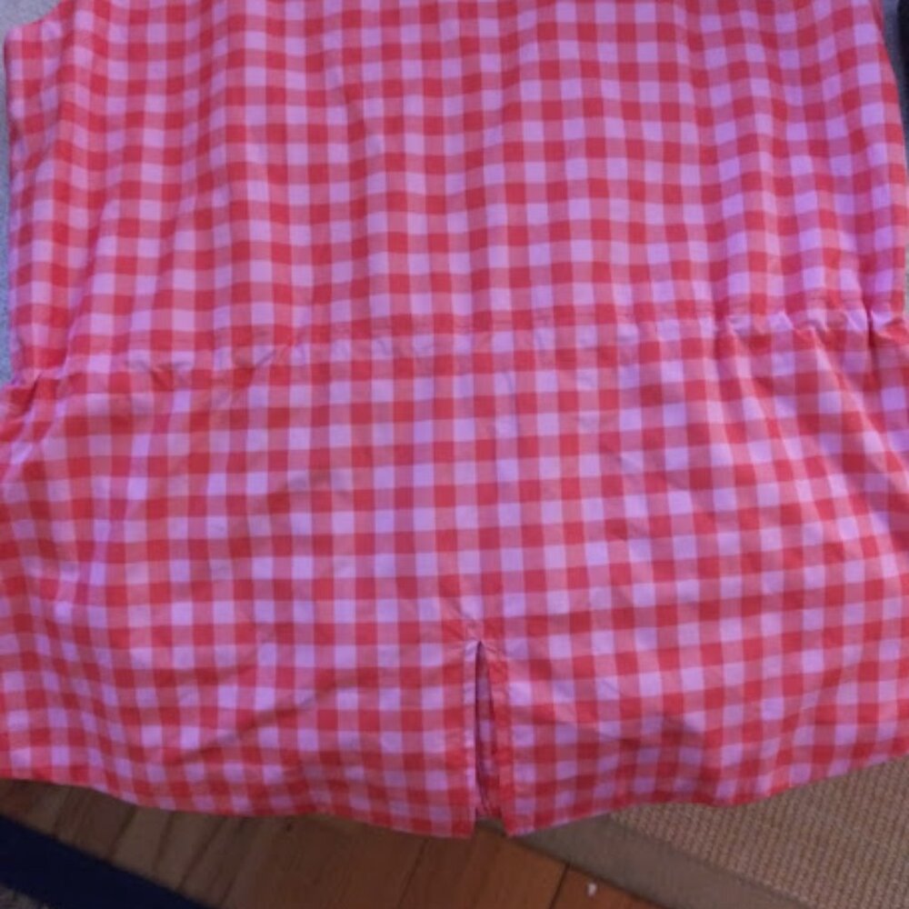Peter Millar Augusta Masters Women's Pink Gingham Zip-up Vest size Small - Picture 4 of 7